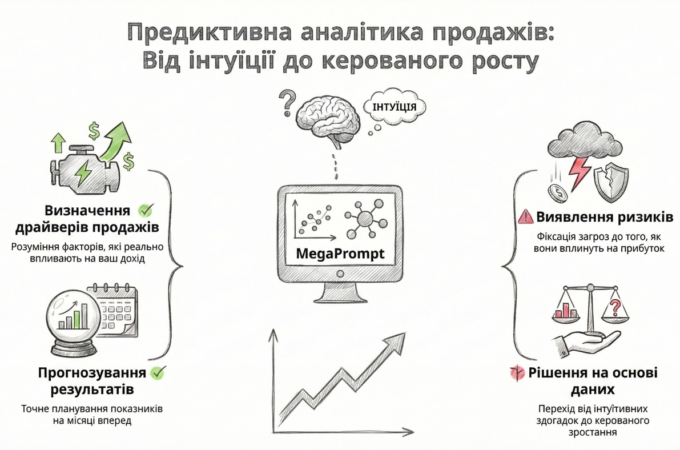 Побудова предиктивної аналітики для продажів, MegaPrompt